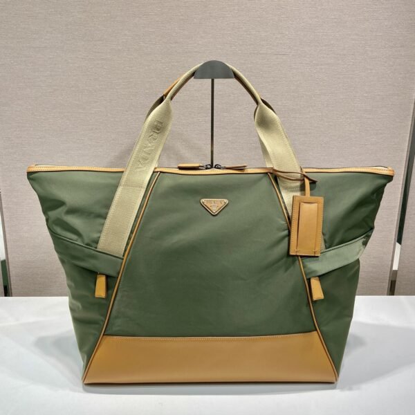 Prada 2VC040 Re-Nylon and Calfskin Duffle Bag