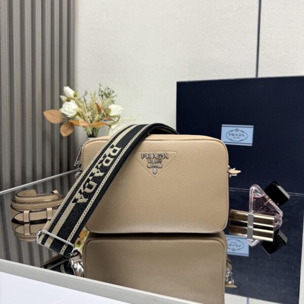 Prada 1BH082 Convertible Crossbody Bag with Double Strap