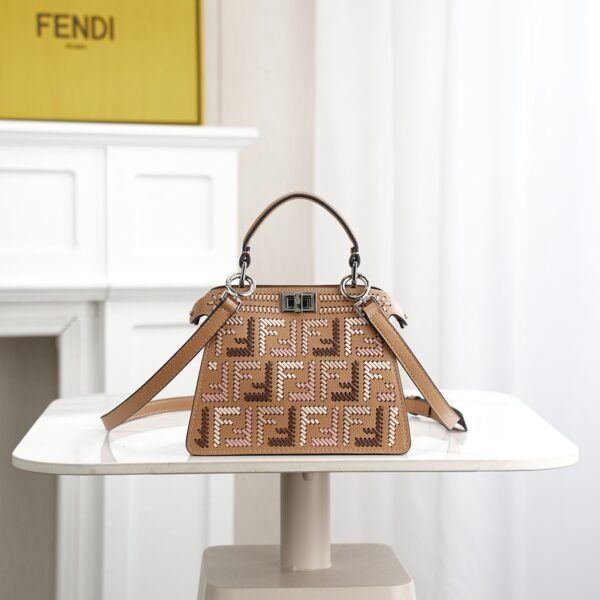 Fendi Peekaboo ISeeU Petite Top Handle Bag