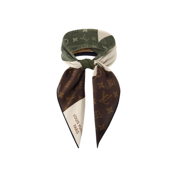 Louis Vuitton Silk Floral Print Square Scarf
