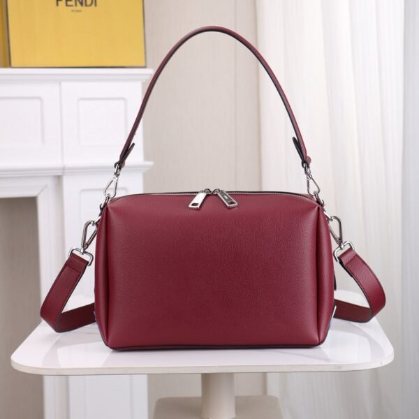 Fendi Lui Grained Leather Crossbody Bag