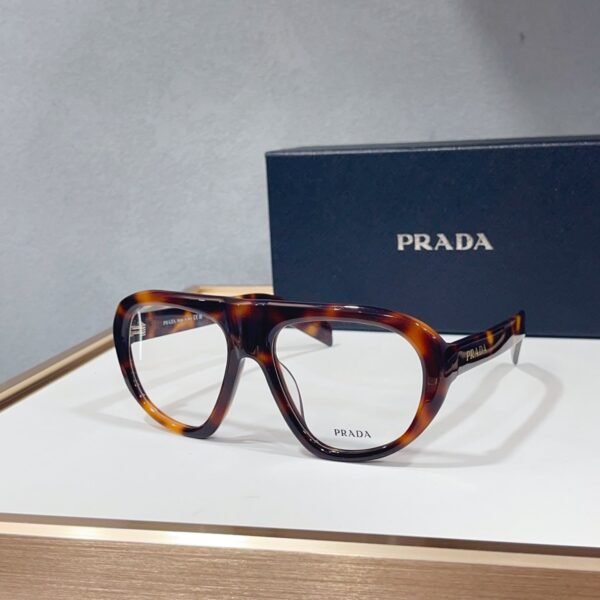 Prada Tortoise Square Frame Sunglasses 57-18-145