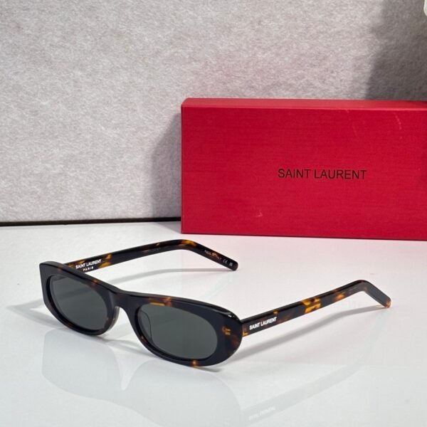 Saint Laurent Rectangle Acetate Sunglasses