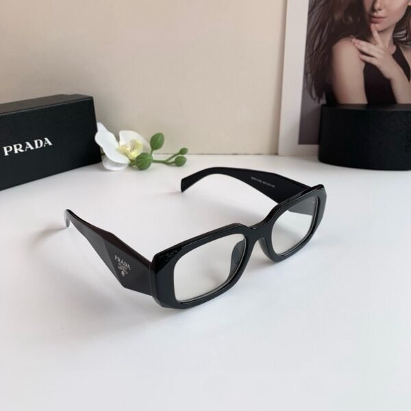 Prada Black Rectangular Frame Sunglasses