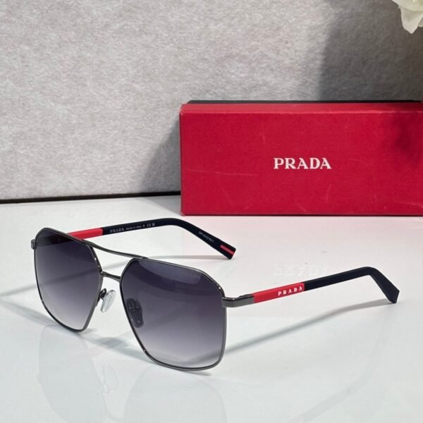 Prada Aviator Metal Sunglasses