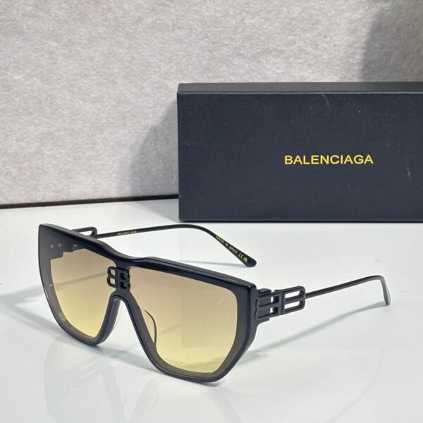 Balenciaga Oversized Shield Combination Sunglasses
