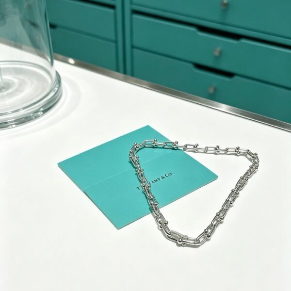 Tiffany & Co. Silver HardWear Link Chain Necklace