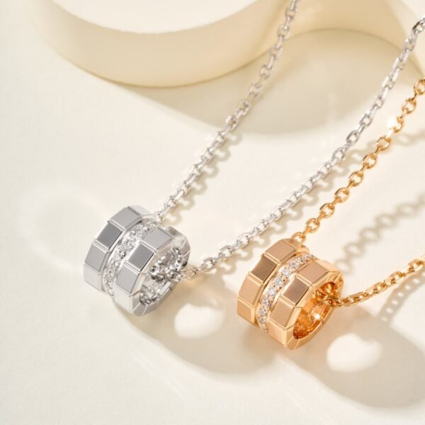 Chopard Ice Cube Pavé Pendant Necklace
