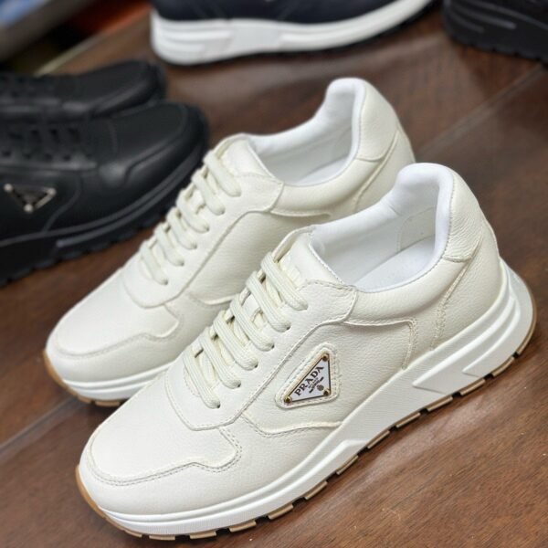 Prada Prax 2.0 Leather Lace-Up Sneakers