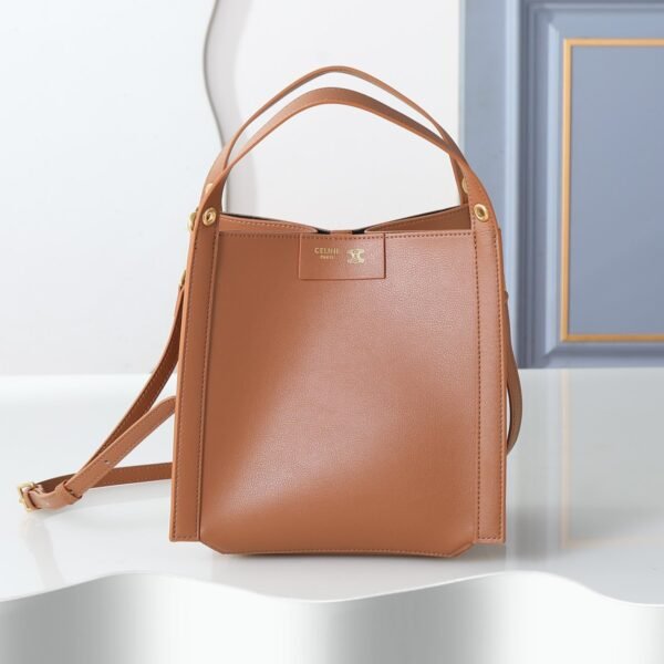 Celine Cubo Small Calfskin Leather Crossbody Bag