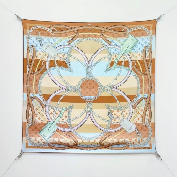 Louis Vuitton Monogram Silk Twill Square Scarf