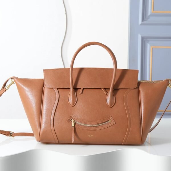 Celine New Luggage Large Leather Tote Bag