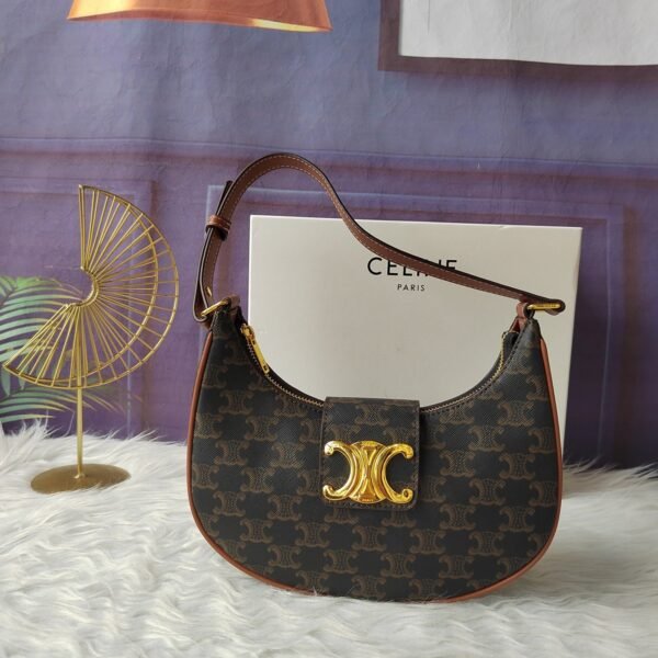 Celine Triomphe Canvas Ava Shoulder Bag