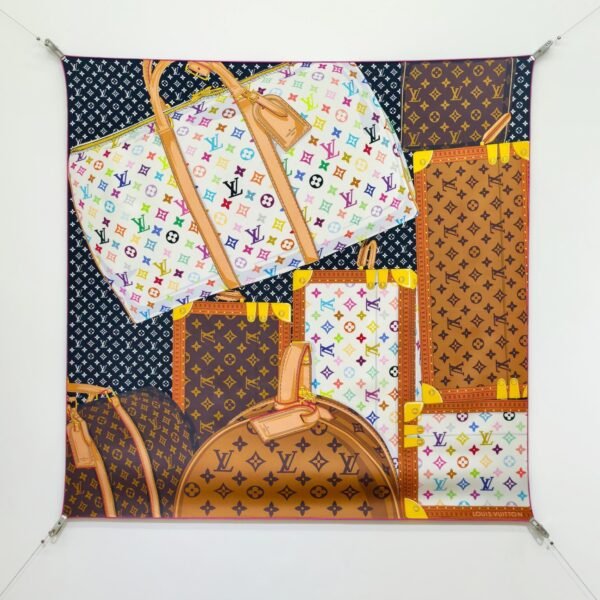Louis Vuitton Monogram Silk Twill Square Scarf