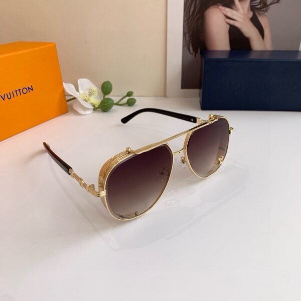 Louis Vuitton Aviator Metal Sunglasses