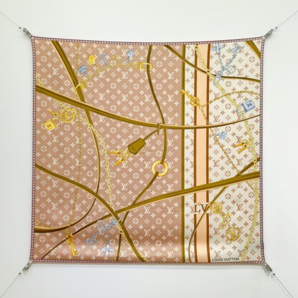 Louis Vuitton Monogram Silk Twill Square Scarf