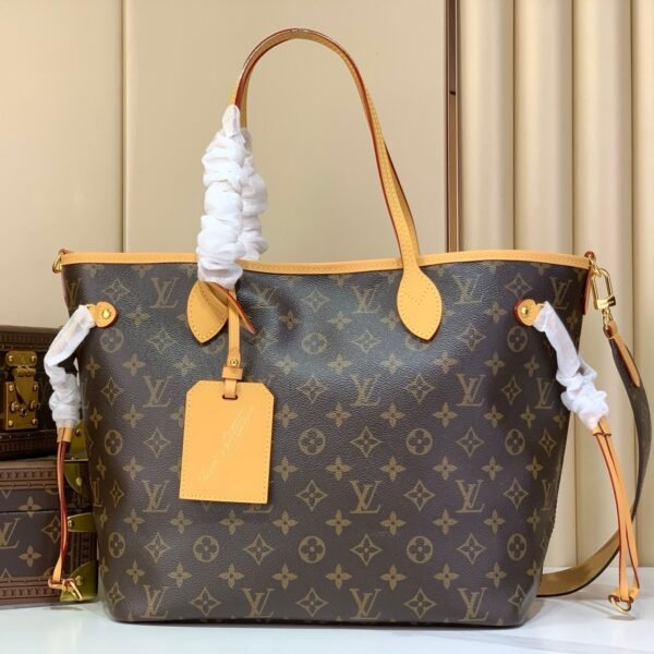 Louis Vuitton Neverfull Inside Out MM Monogram Canvas Tote Bag