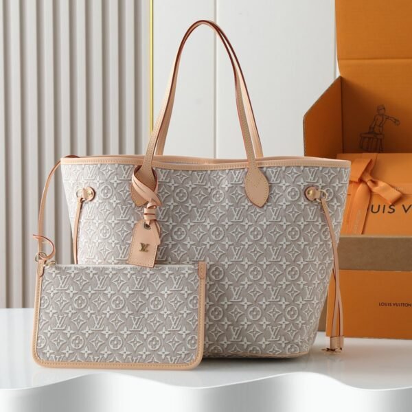 Louis Vuitton Neverfull MM Monogram Emblème Jacquard Tote Bag