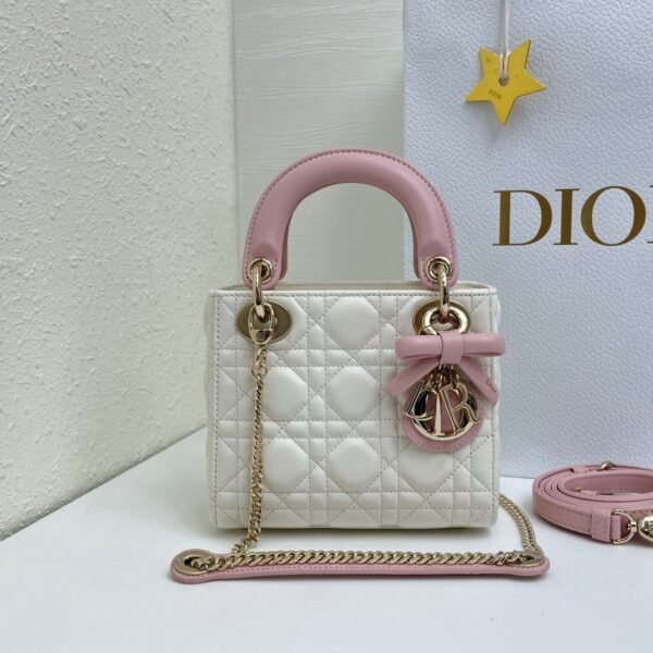 Dior Lady Cannage Top Handle Bag