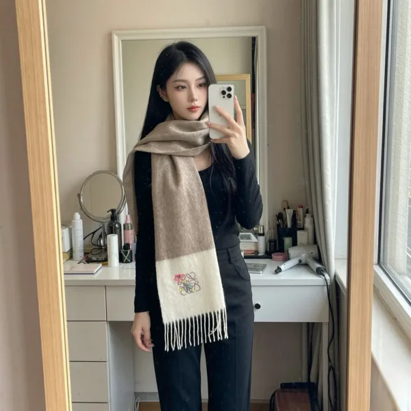 Loewe Floral Cashmere Shawl