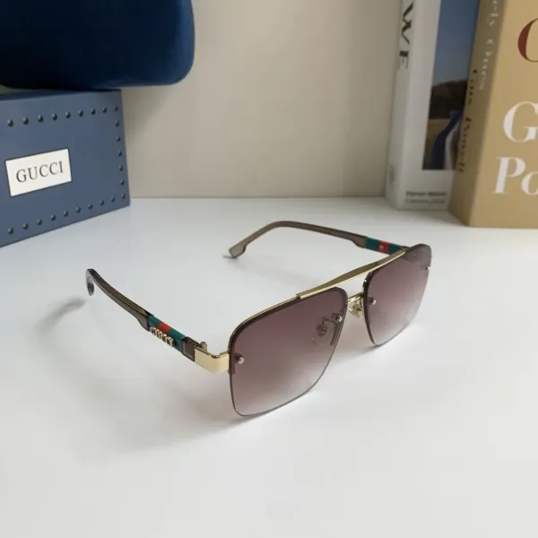 Gucci Square Metal Sunglasses